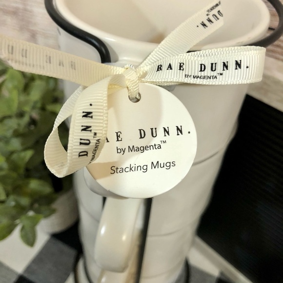 Rae Dunn COFFEE Mugs & Rack - Picture 2 of 3